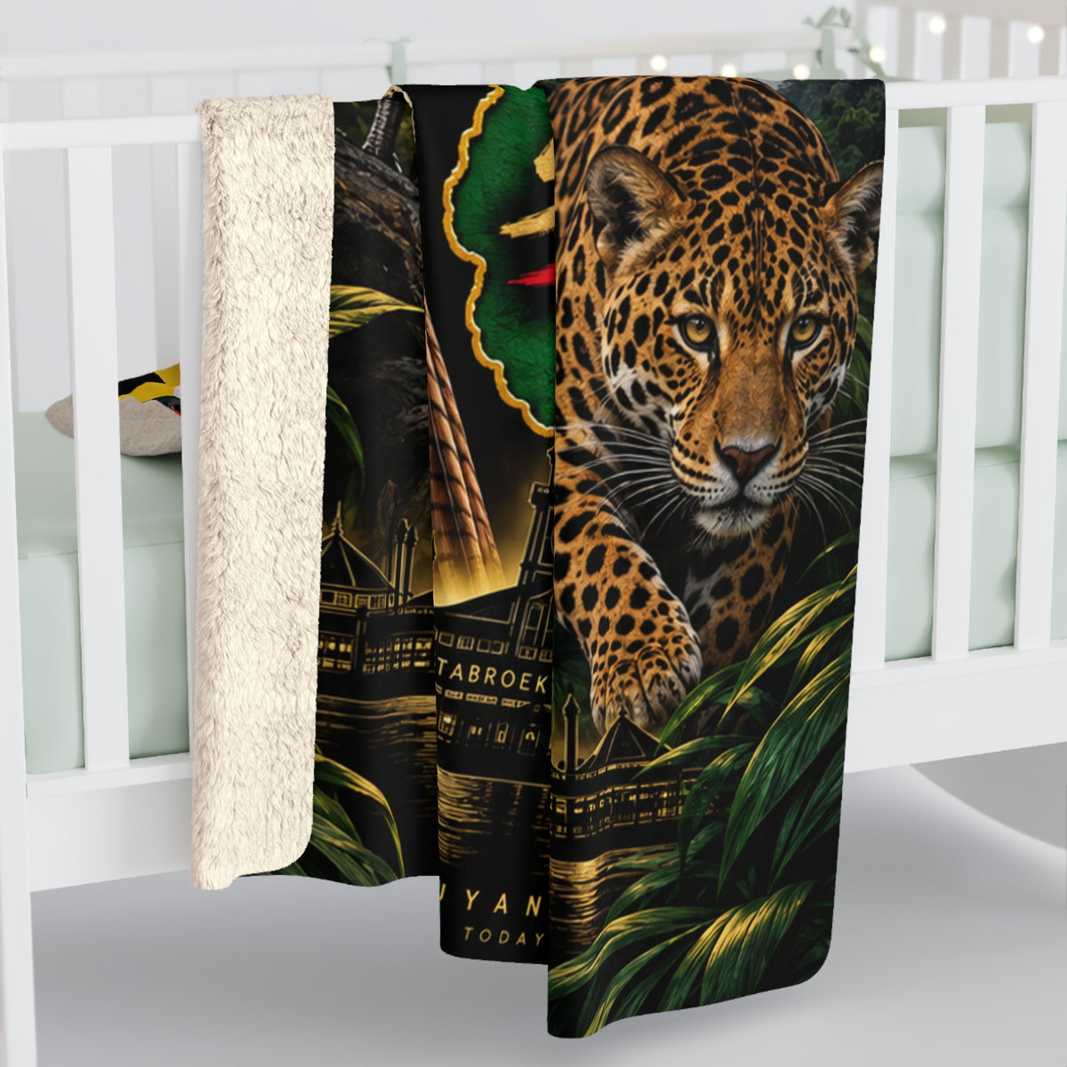 Guyana 592 Sherpa blanket available in three sizes