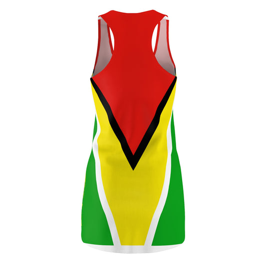 Guyana Flag Racerback Dress - "Guyanese Swag"