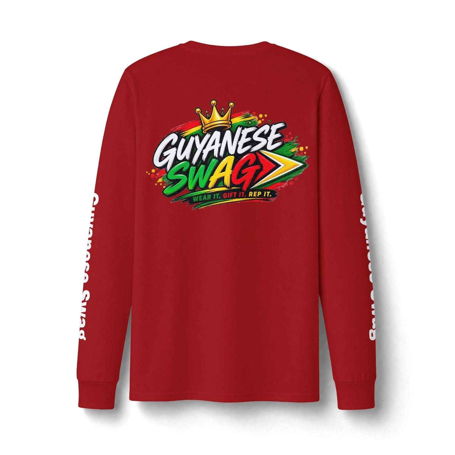 Catfish Curry Guyana Flag Long Sleeve Tee