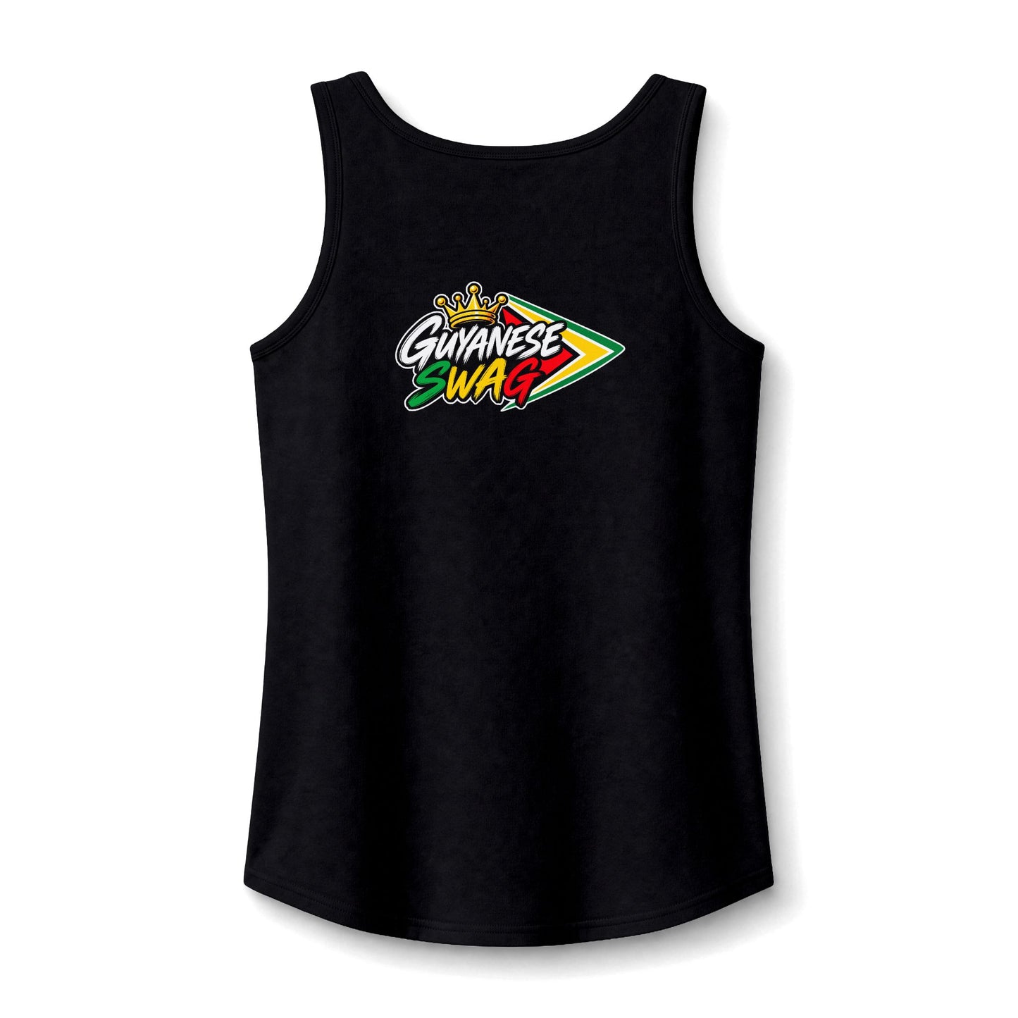 Guyana Flag Tank Top — "Guyanese Swag" Women's Cotton Tank