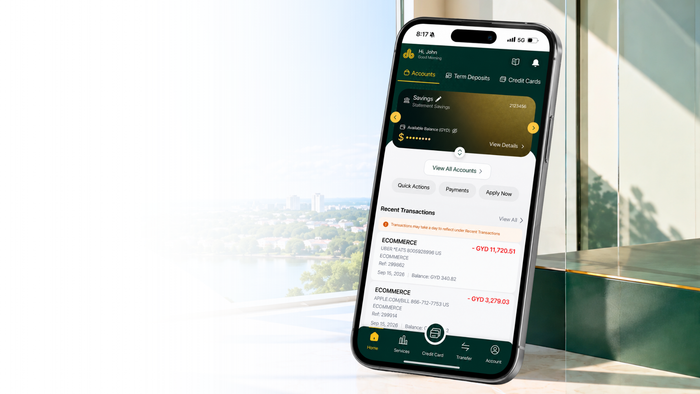 Demerara Bank – Overseas & Diaspora Banking Services