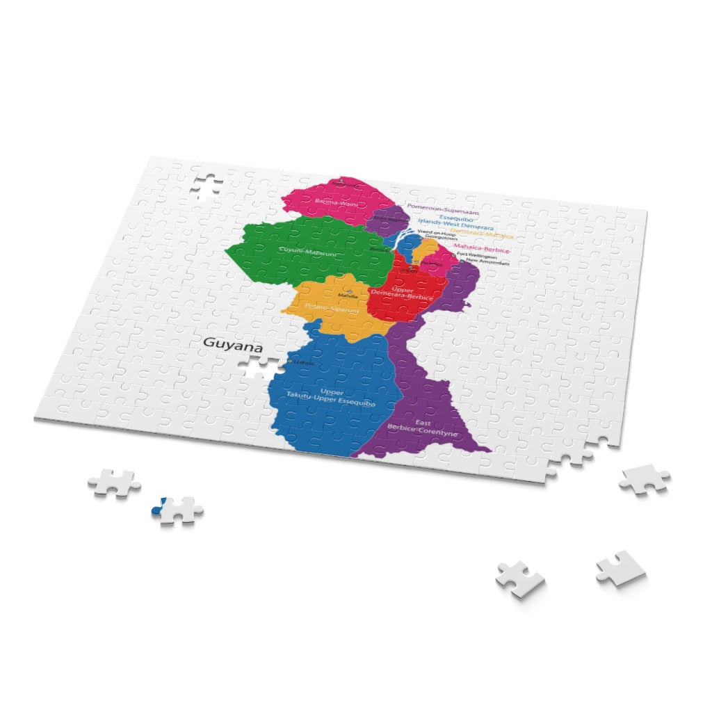 Guyana Map Puzzle (120, 252, 500-Piece).