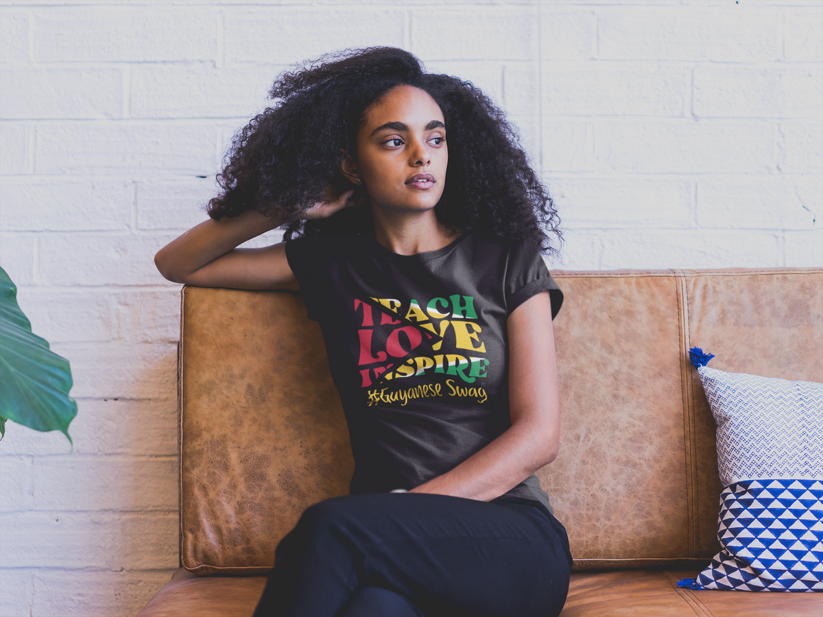 Guyanese Swag teacher appreciation T-shirt lifestyle image