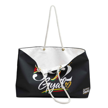 592 Gyal Weekender Bag – Caribbean Flag Accent Travel Tote