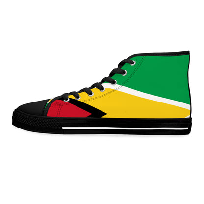 Guyana Flag High Top Women's Sneakers
