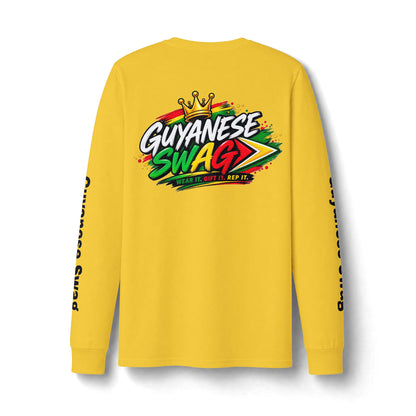 Guyanese Swag Catfish Curry Long Sleeve Tee — Any Day of the Week