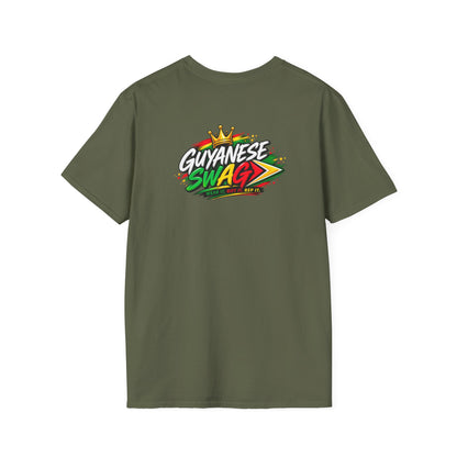 Umana Yana T-Shirt — Guyana Traditional Hut Design, "A Place of Meeting"