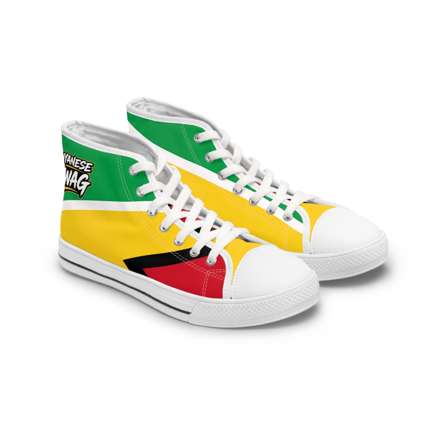 Guyana Flag High Top Women's Sneakers