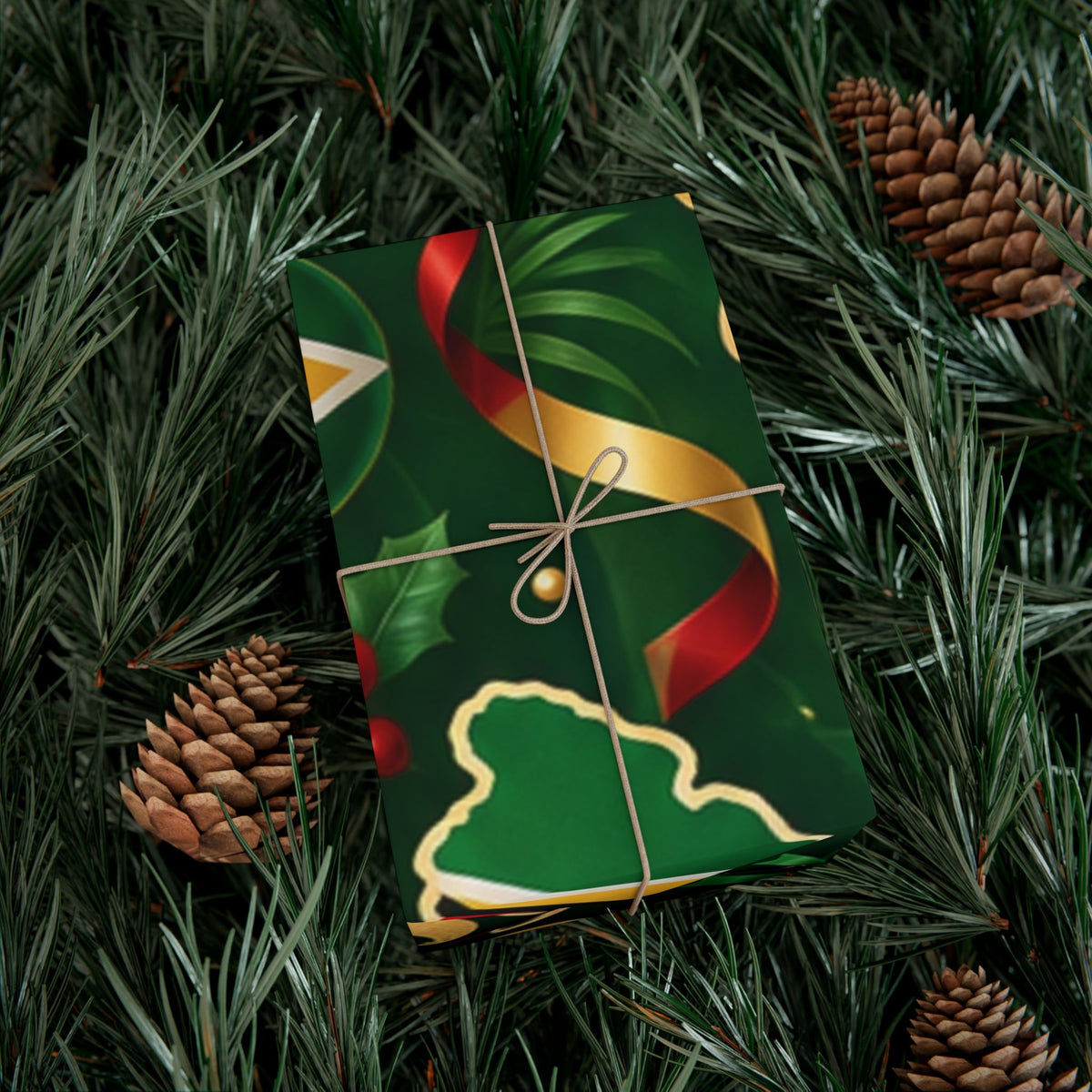 Guyana 592 Christmas wrapping paper festive holiday gift wrap – product image 15