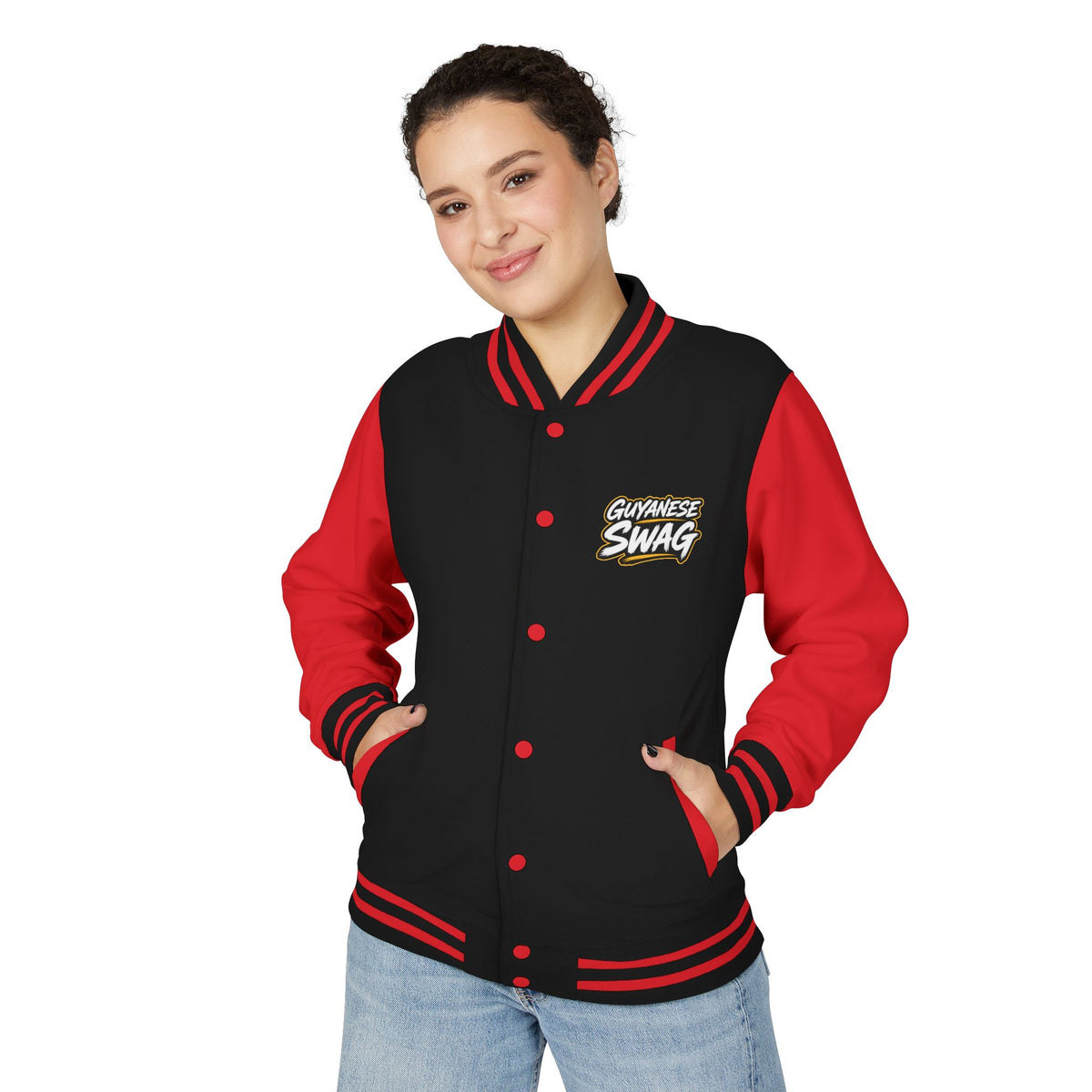 Guyana Crest Letterman Jacket — Guyanese Swag Varsity Jacket