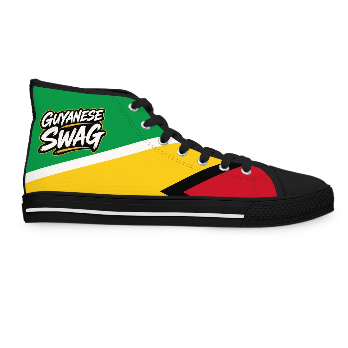Guyana Flag High Top Women's Sneakers
