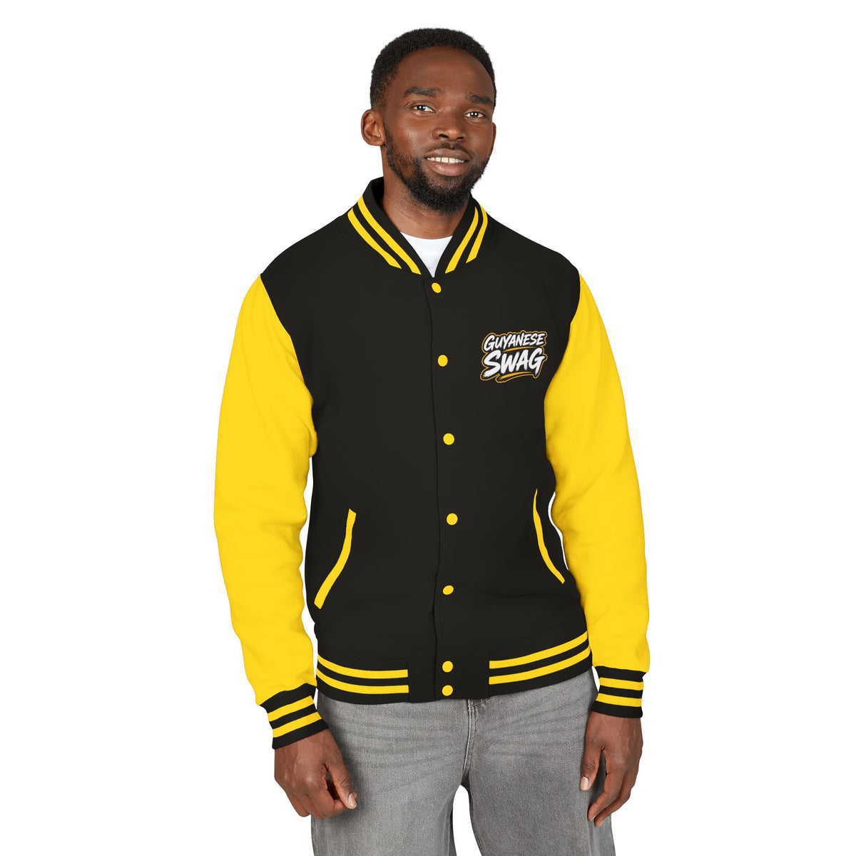 Guyana Crest Letterman Jacket — Guyanese Swag Varsity Jacket