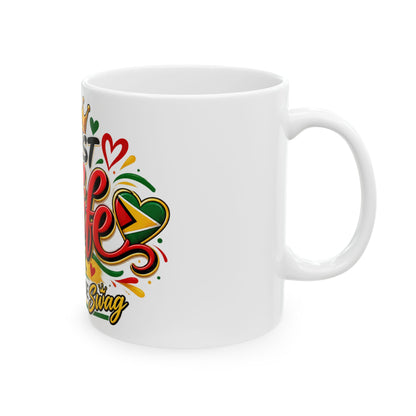 Best Wife Ever Guyanese Swag Ceramic Mug — 11oz/15oz