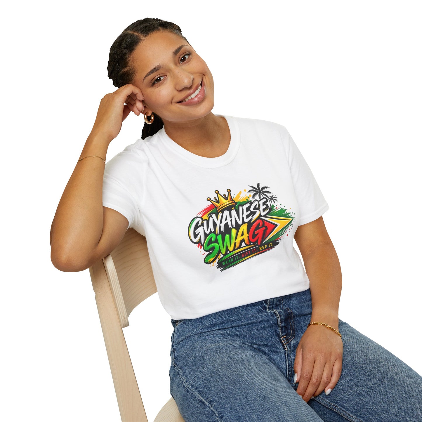 Guyanese Swag T‑Shirt — Bold Caribbean Pride Graphic Tee