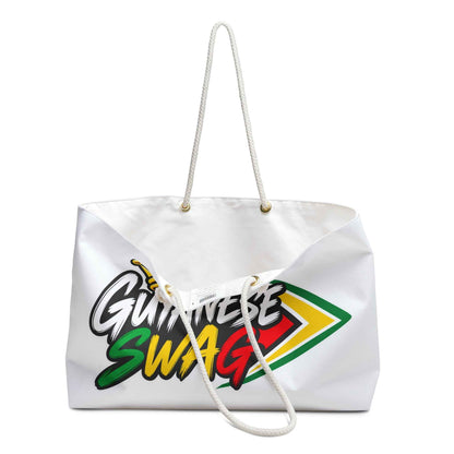Guyanese Swag Weekender Bag — Caribbean Flag Crown Travel Tote