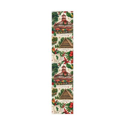 Guyanese Christmas Back Home tropical wrapping paper – product image 5
