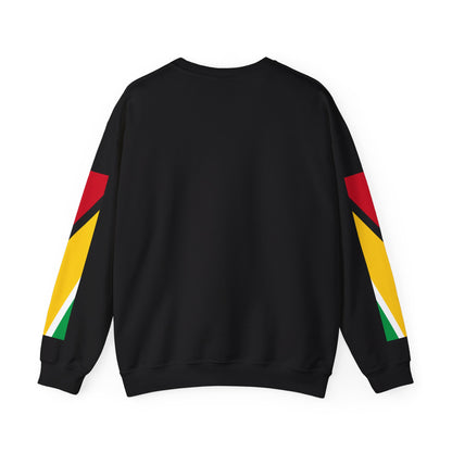 Guyanese Queen Crewneck Sweatshirt — Afrocentric Pride Pullover