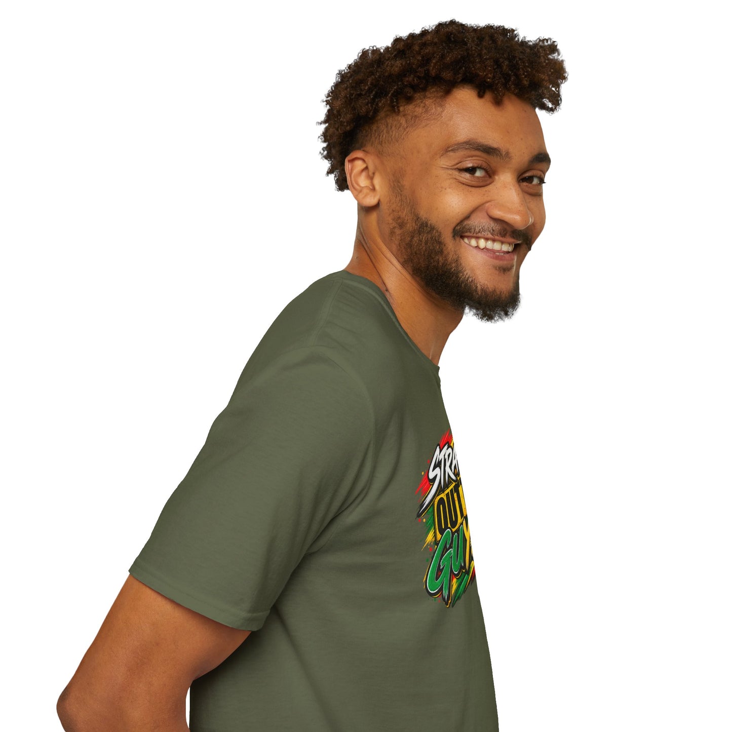 Straight Outta Guyana T-Shirt — Vibrant Guyanese Pride Tee