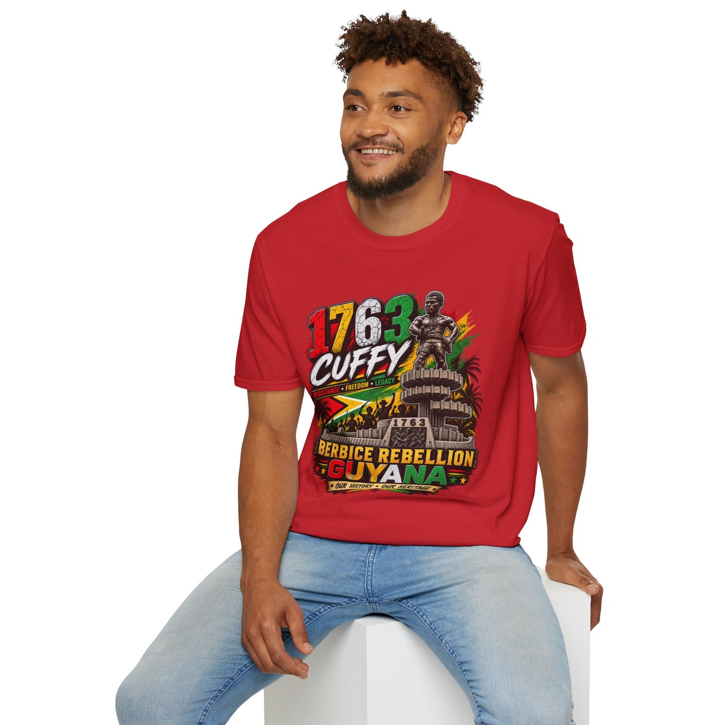 1763 Cuffy T-Shirt — Guyana Rebellion Tribute Tee