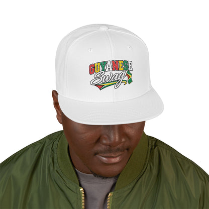 Guyanese Swag Guyana Flag Map Snapback Hat