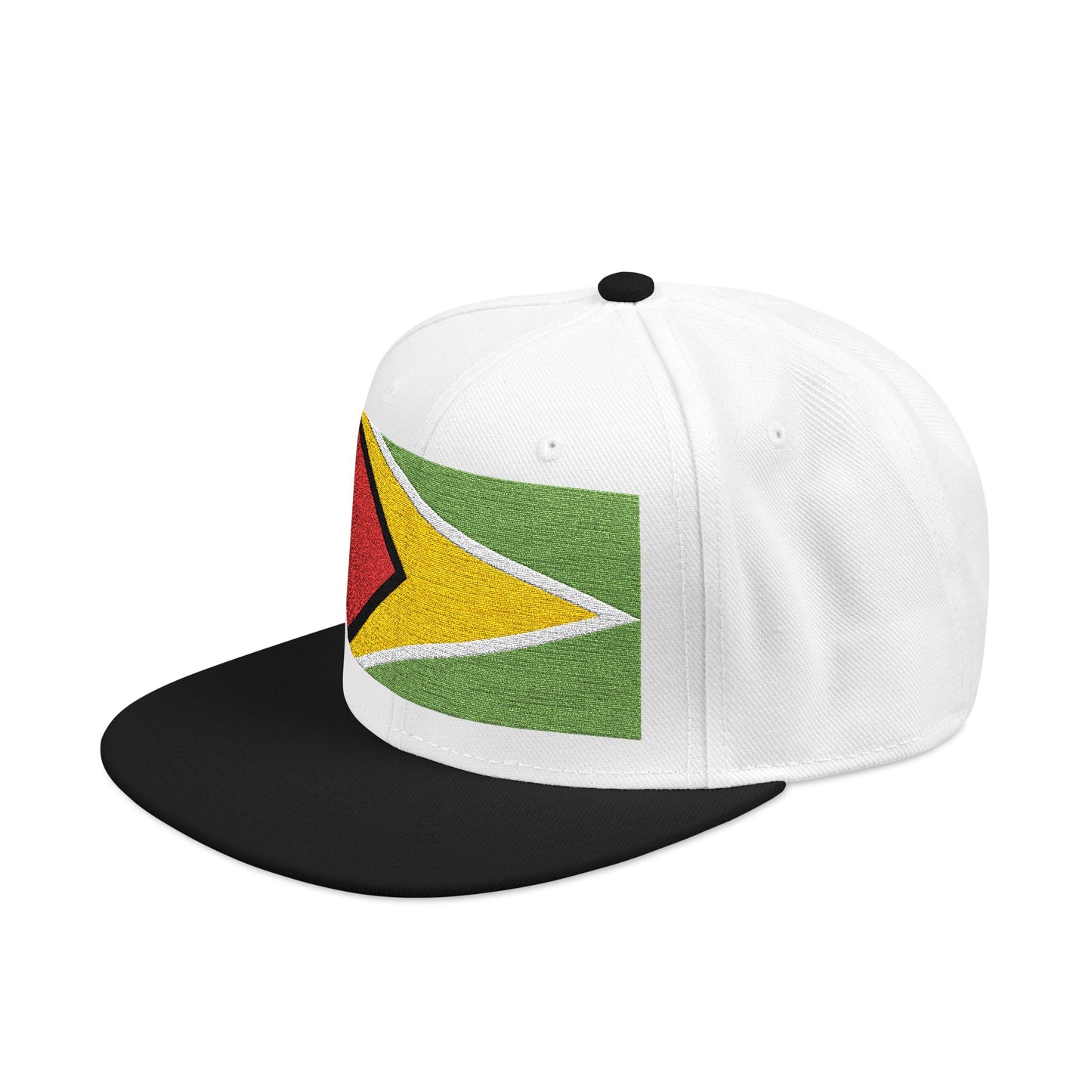 Guyana Flag Snapback Hat — Embroidered Guyanese Pride Cap