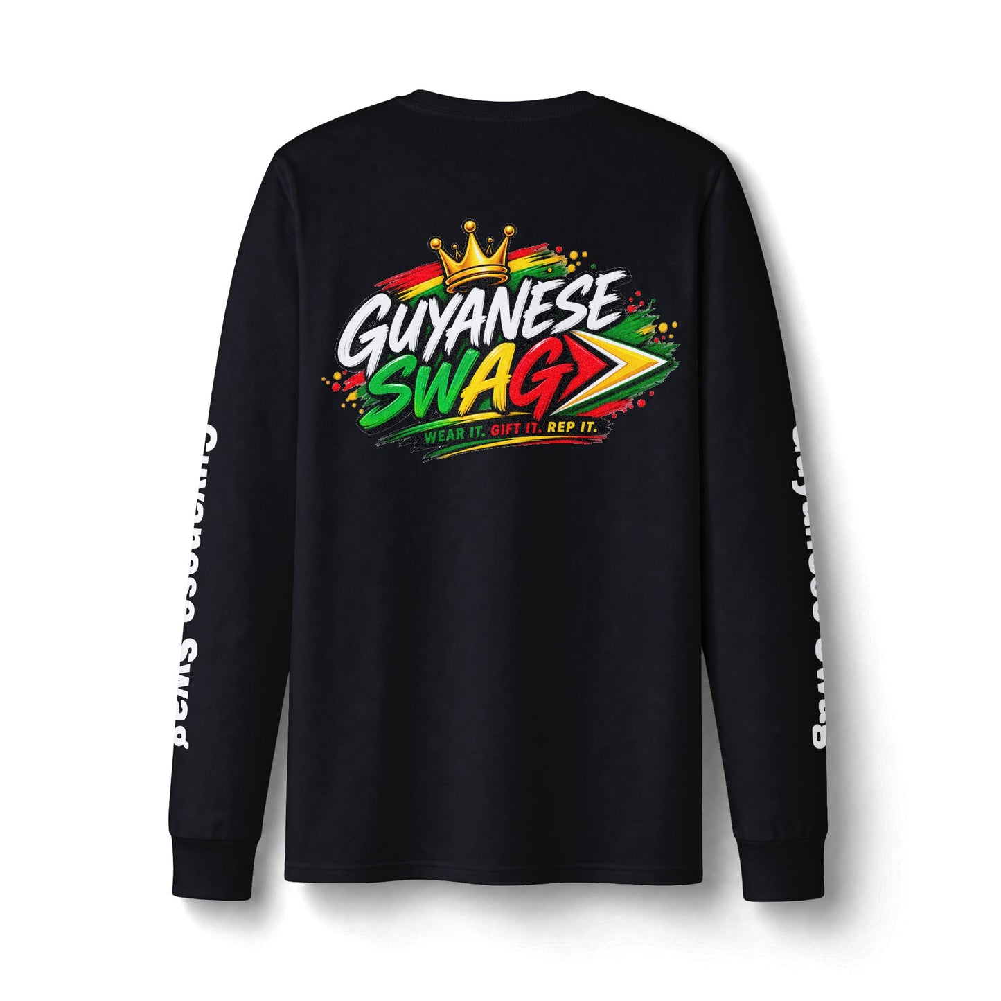 Guyanese Swag Catfish Curry Long Sleeve Tee — Any Day of the Week