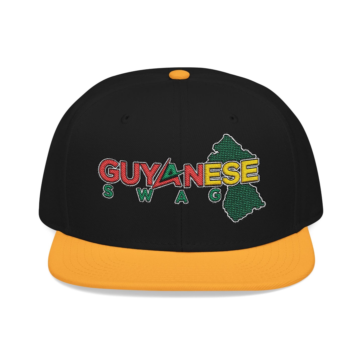 Guyanese Swag Guyana Map Snapback Hat