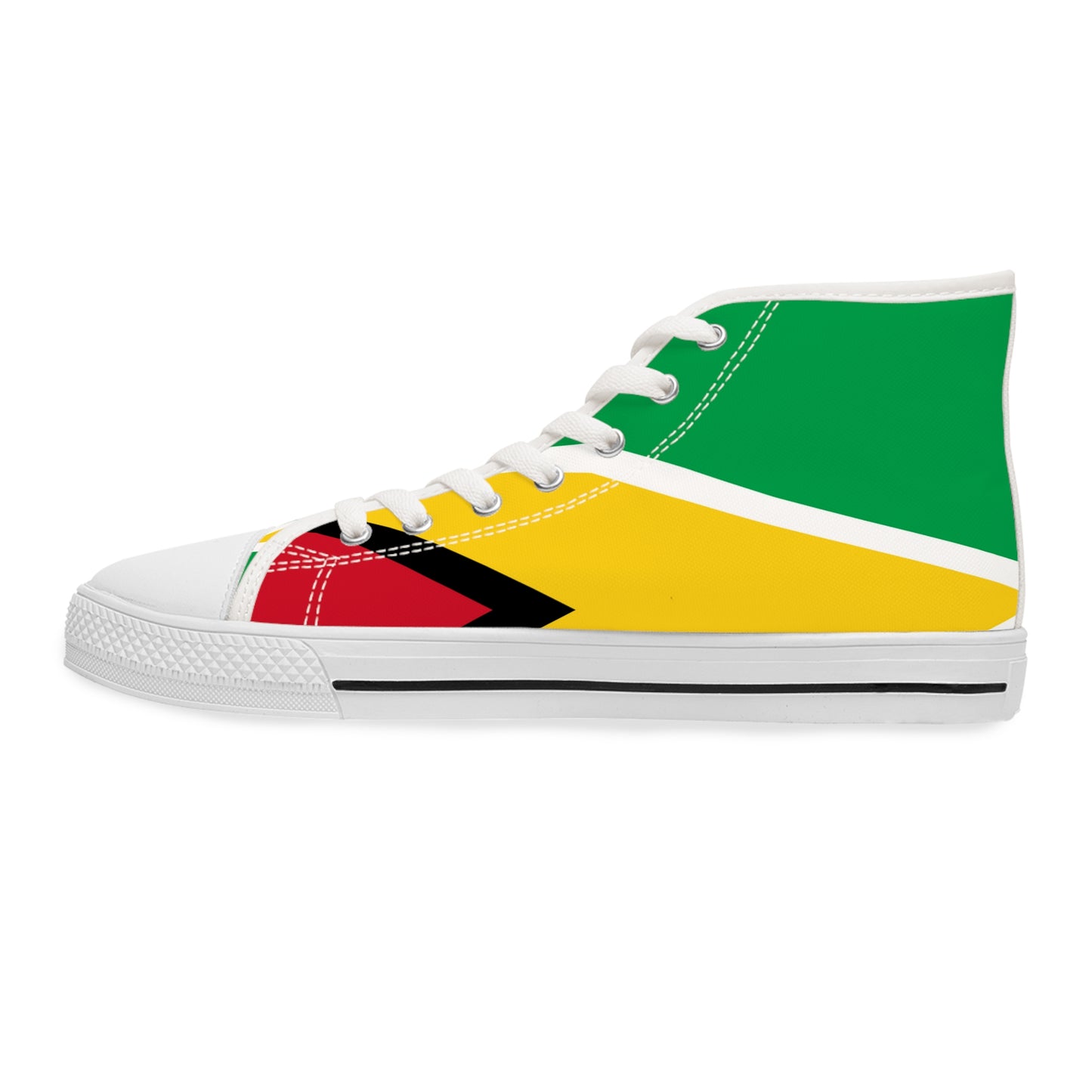 Guyana Flag High Top Women's Sneakers