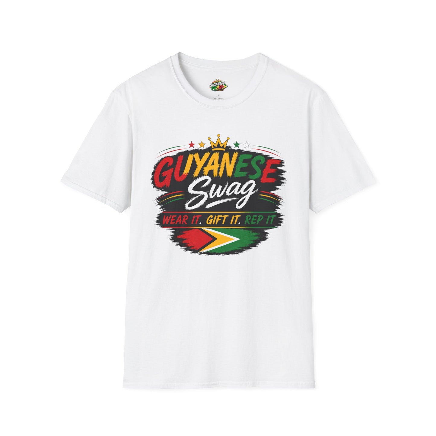Guyanese Swag T-Shirt — Patriotic Guyana Flag Graphic Tee