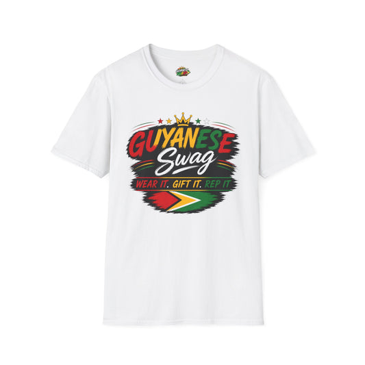 Guyanese Swag T-Shirt — Patriotic Guyana Flag Graphic Tee