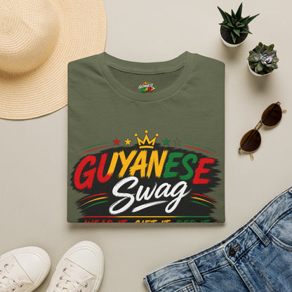 Guyanese Swag T-Shirt — Patriotic Guyana Flag Graphic Tee