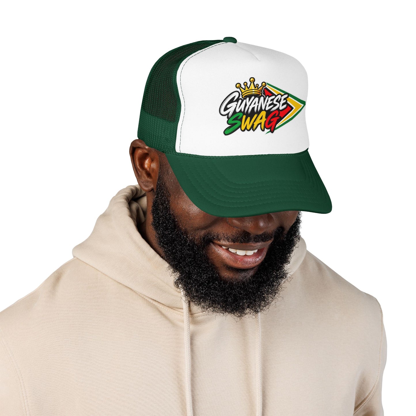 Guyanese Swag Trucker Hat Foam Mesh Cap