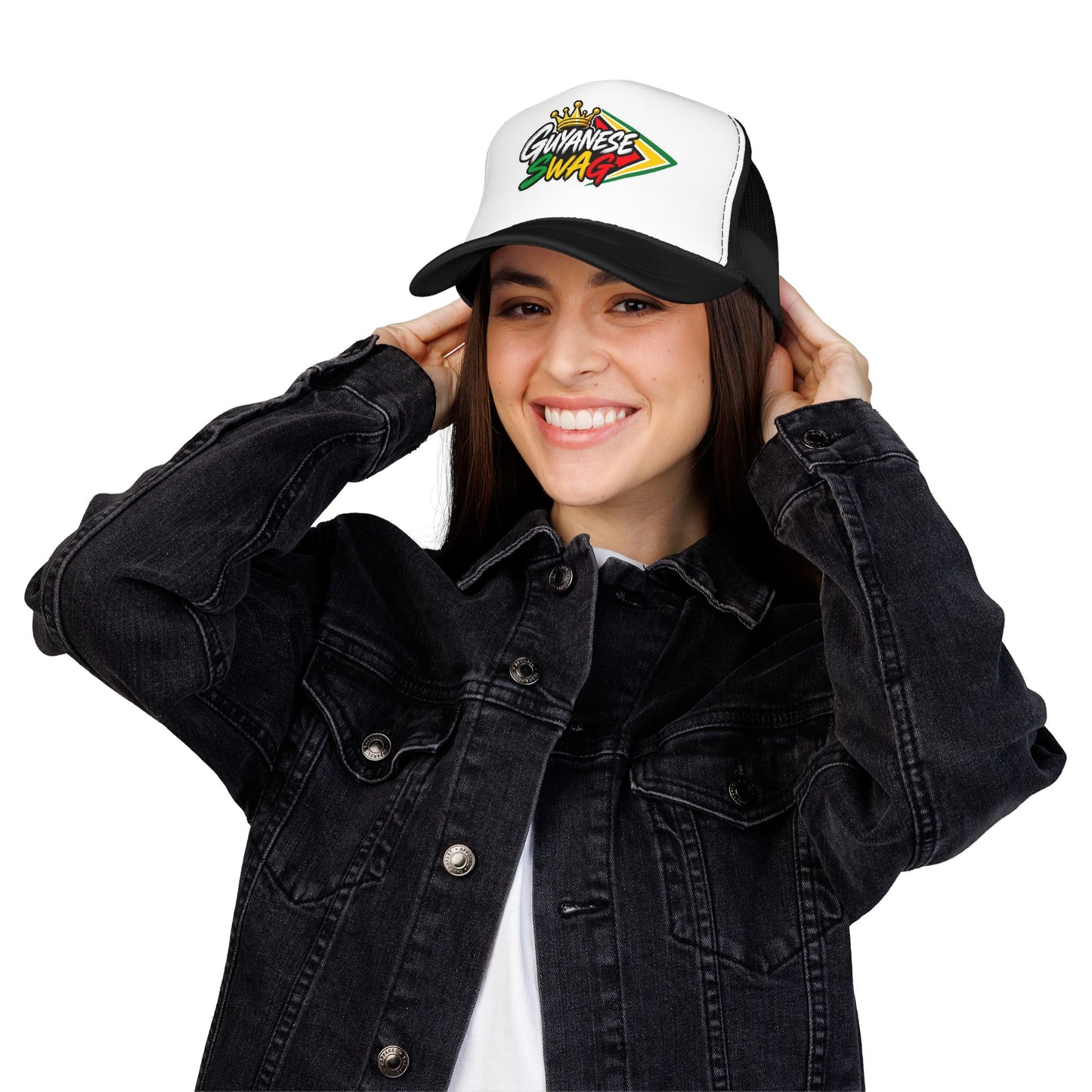 Guyanese Swag Trucker Hat Foam Mesh Cap
