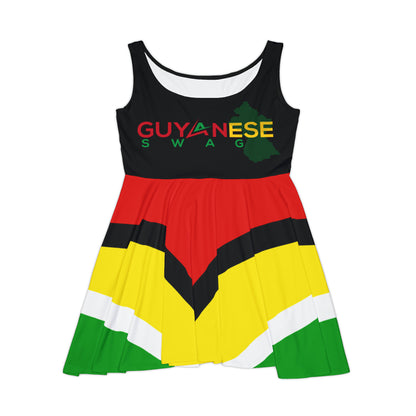 Guyanese Swag Guyana Flag Women's Skater Dress.