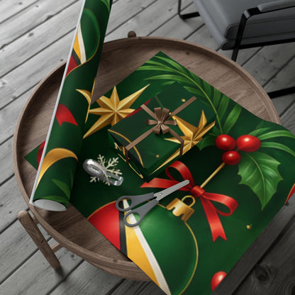 Guyana 592 Christmas wrapping paper festive holiday gift wrap – product image 11