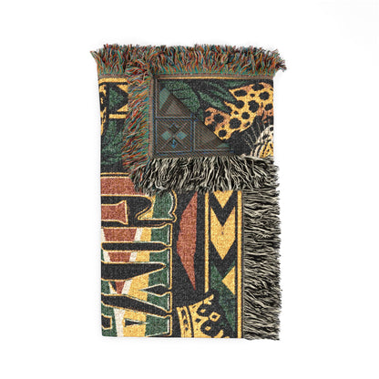 Guyana jaguar blanket available in multiple sizes