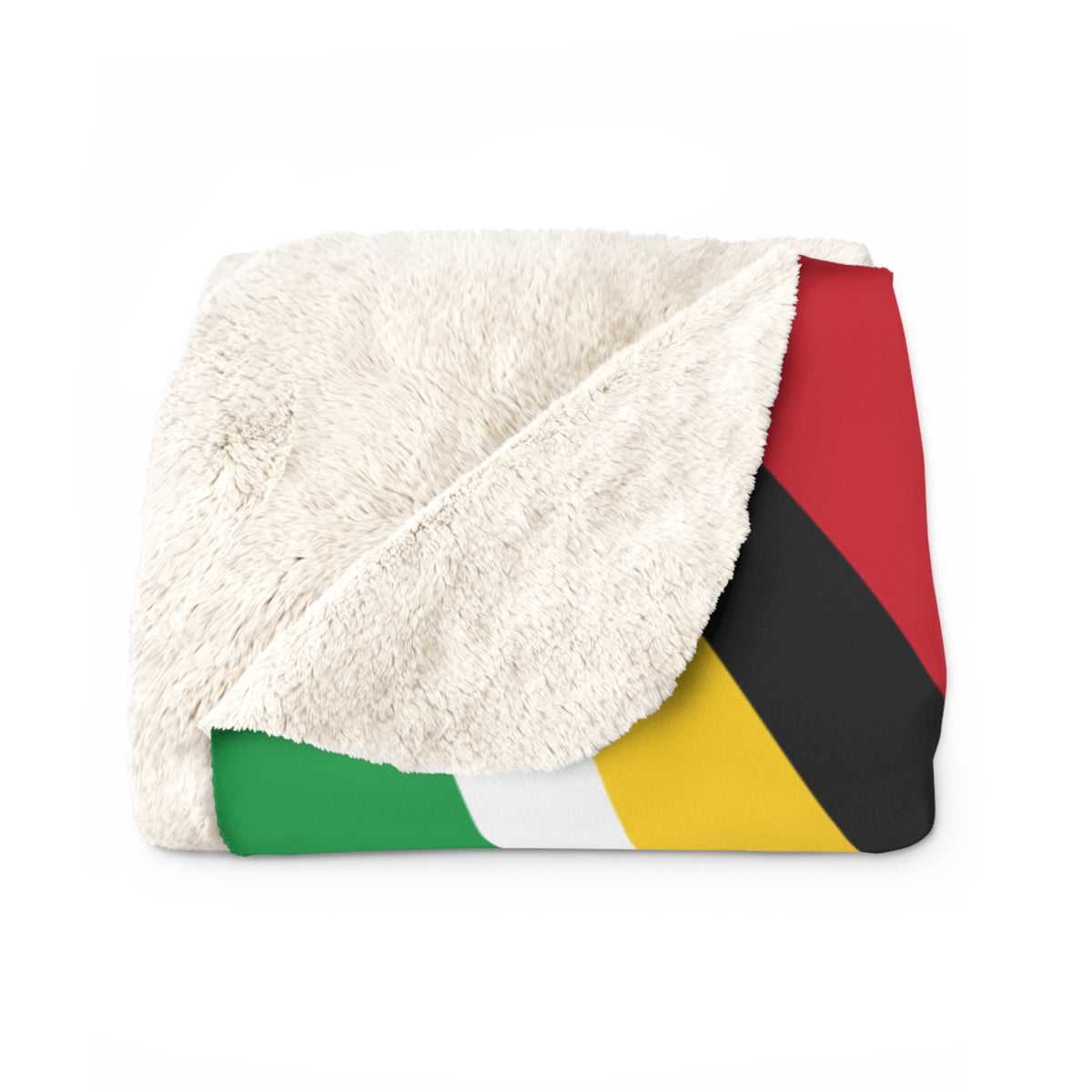 Guyanese Swag fleece blanket with Golden Arrowhead inspired design