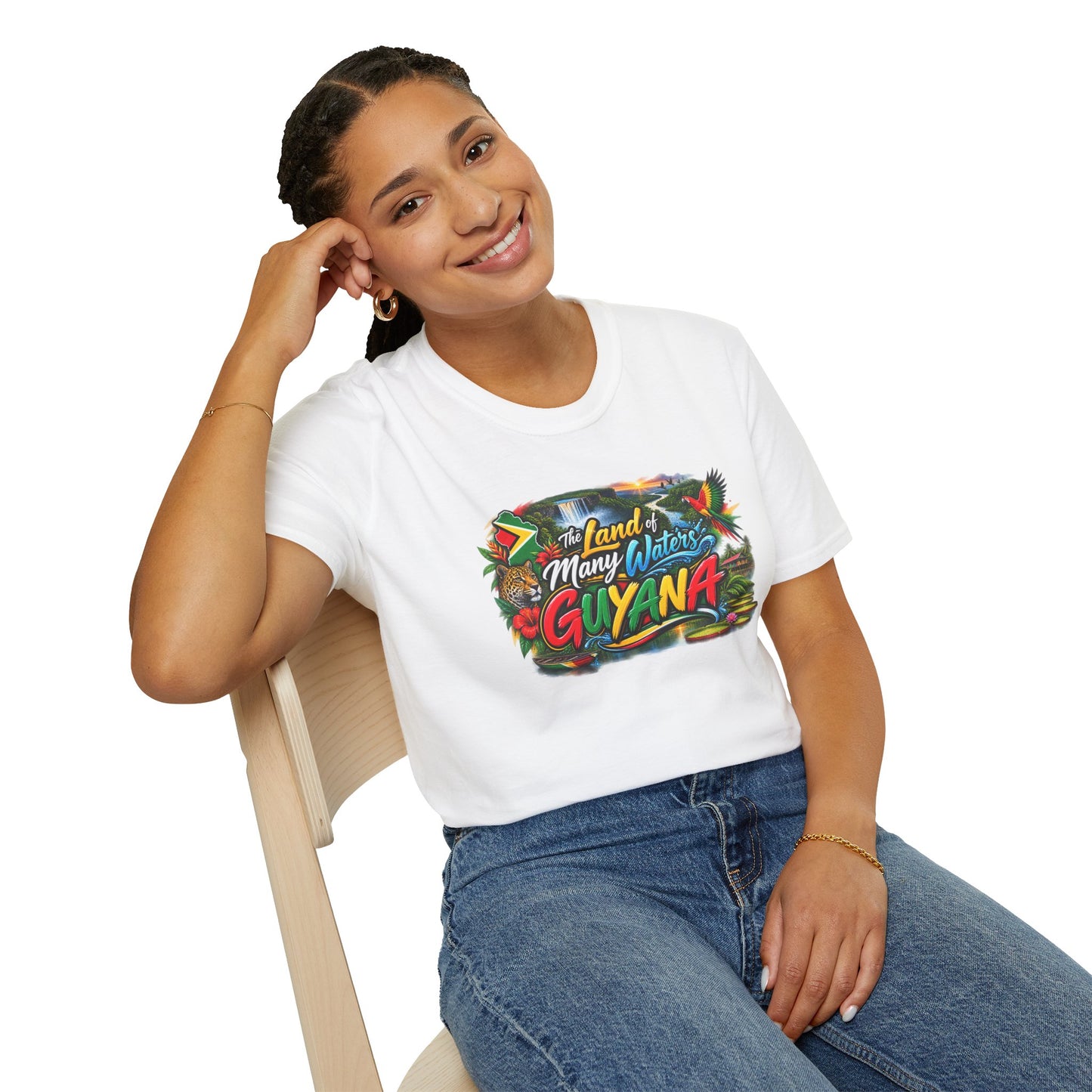 Guyana 'Land of Many Waters' Graphic T-Shirt