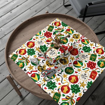 Guyanese Swag festive wrapping paper product preview