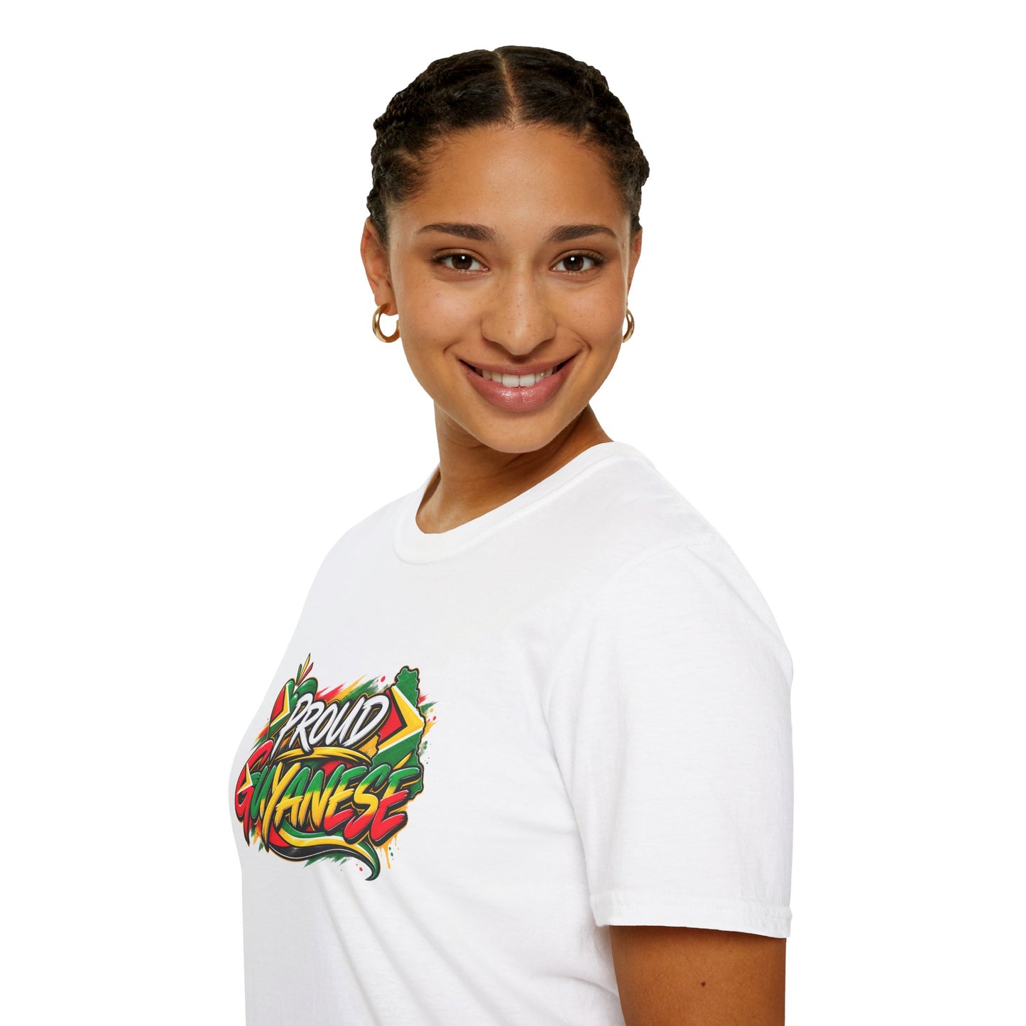 Proud Guyanese T-Shirt — Vibrant Flag-Inspired Pride Tee