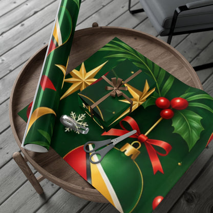 Guyana 592 Christmas wrapping paper festive holiday gift wrap – product image 20