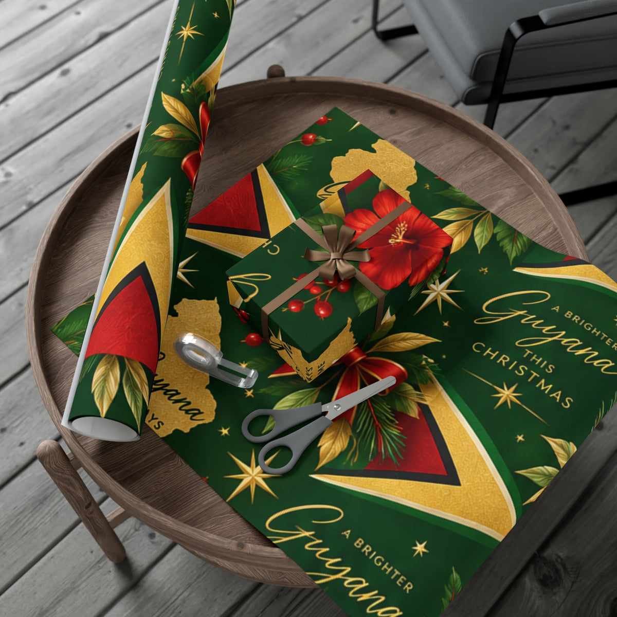 Guyana Christmas wrapping paper A Brighter Guyana This Christmas – product image 14