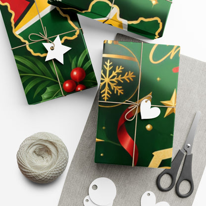 Guyana 592 Christmas wrapping paper festive holiday gift wrap – product image 22