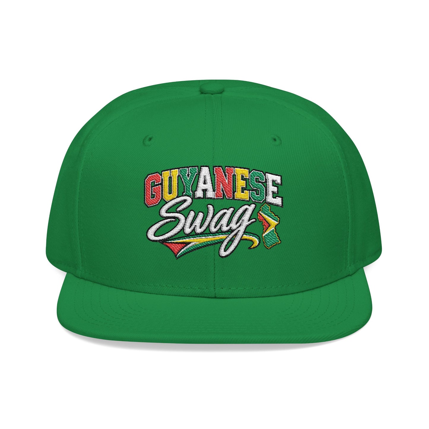 Guyanese Swag Guyana Flag Map Snapback Hat