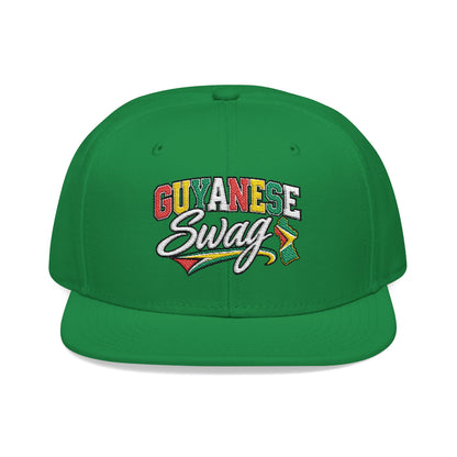 Guyanese Swag Guyana Flag Map Snapback Hat
