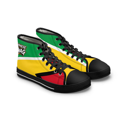 Guyana Flag High Top Women's Sneakers