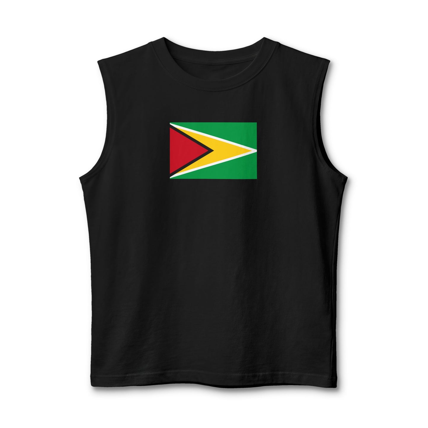 Guyana Flag Muscle Tank — "Guyanese Swag" Patriotic Sleeveless Shirt