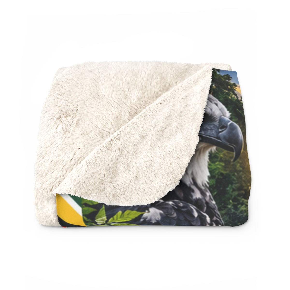 Guyana 592 diaspora gift Sherpa fleece throw