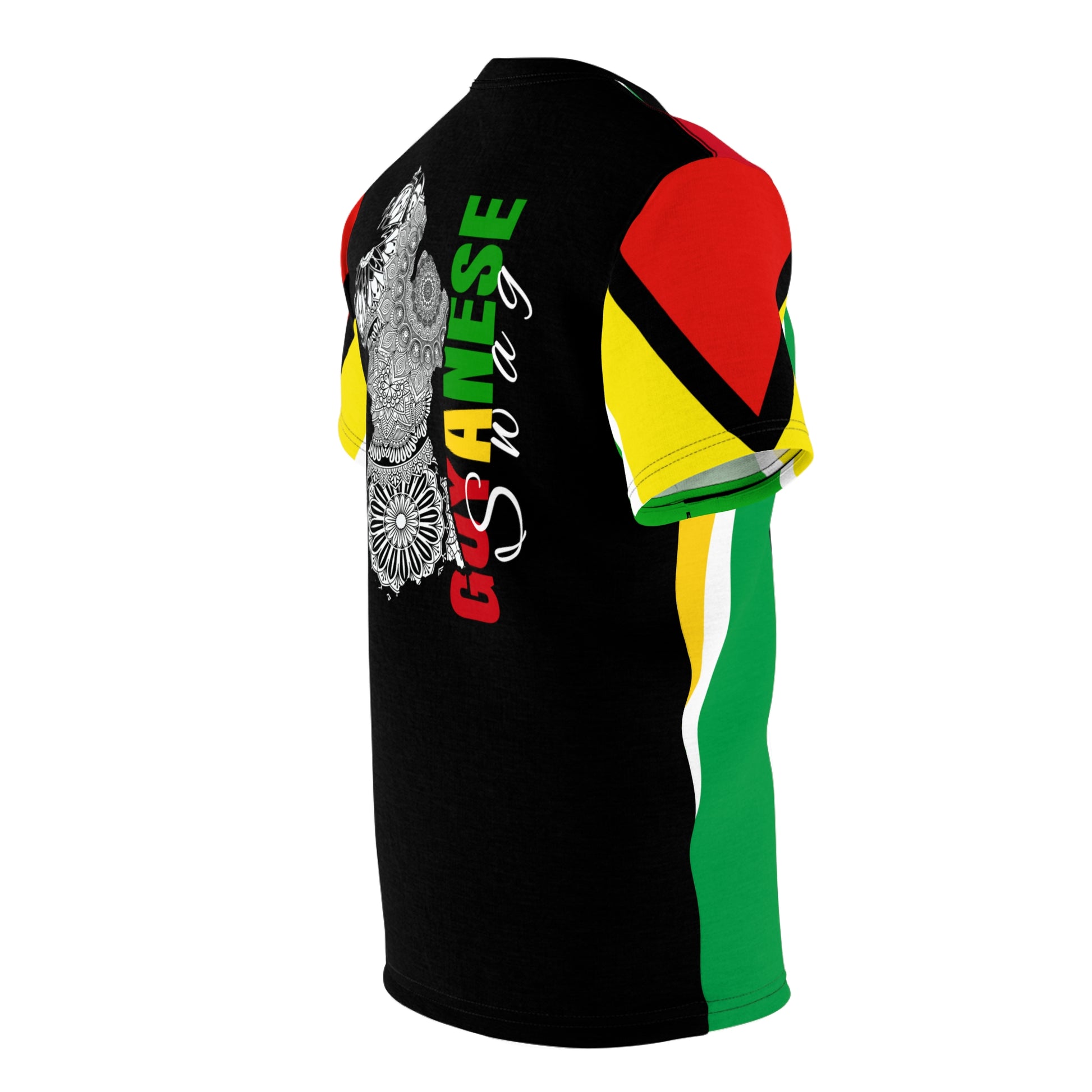 Guyana Coat of Arms Flag Guyanese Swag Short Sleeve Men T-Shirt.
