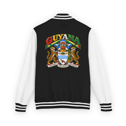 Guyana Crest Letterman Jacket — Guyanese Swag Varsity Jacket